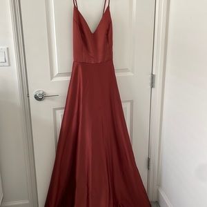 David’s Bridal Bridesmaid’s Dress Cinnamon